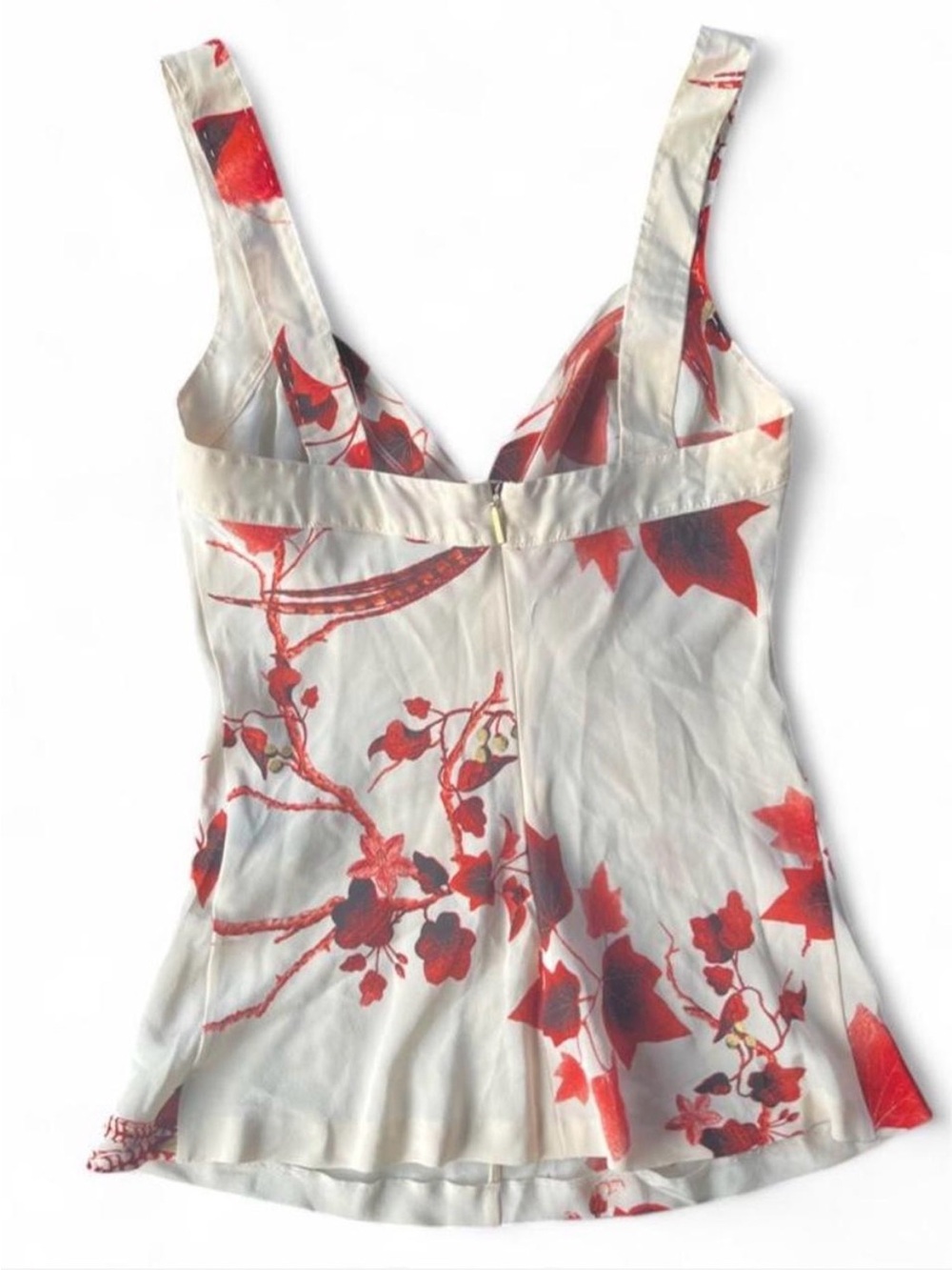 Deadstock Vintage Archival Roberto Cavalli Silk Top NWT SS2006 IT38 - Picture 5 of 7